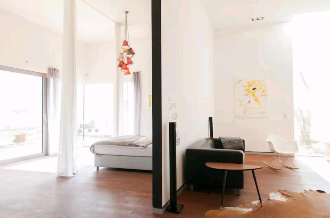 Apartamento Loft Im Hundertjaehrigen Backhaus Leipzig Exterior foto