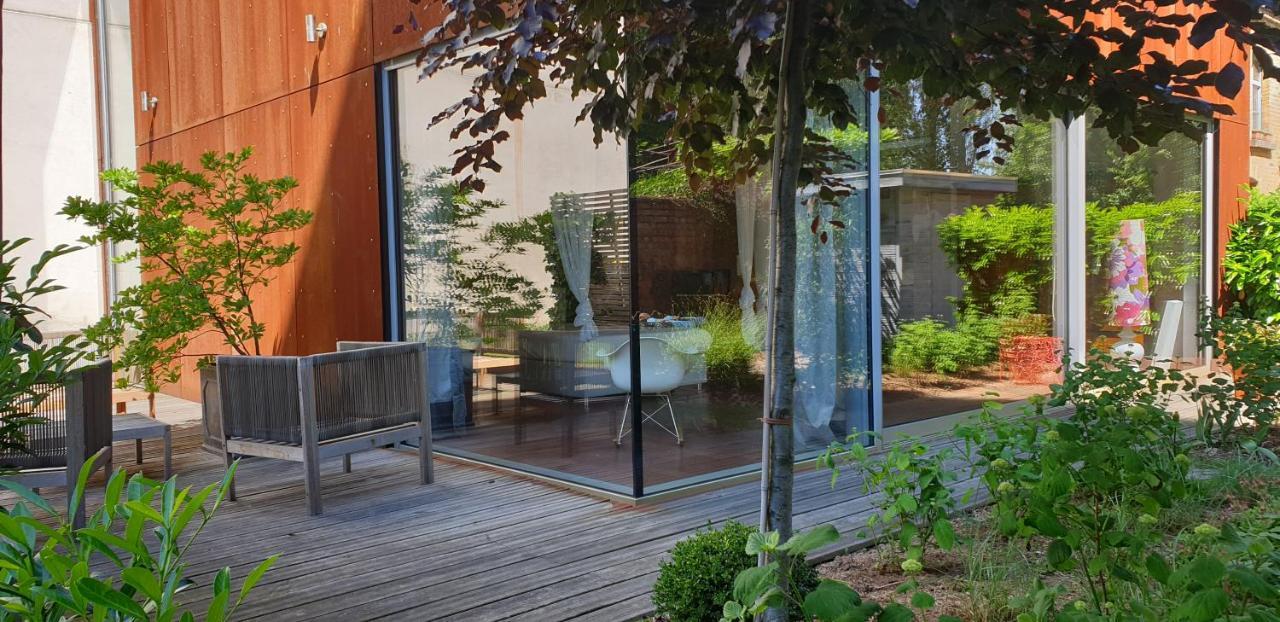Apartamento Loft Im Hundertjaehrigen Backhaus Leipzig Exterior foto